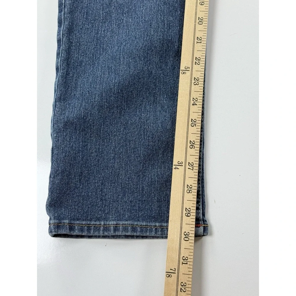 True Religion Tour Jeans Section Straight Seat Size 16 mid‎ wash denim stitch